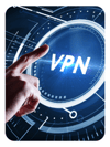 A finger activitating VPN