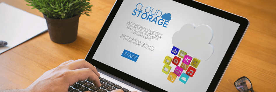 A person choosing a cloud storage to use