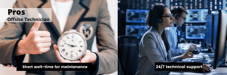 Advantages of Offsite Technicians