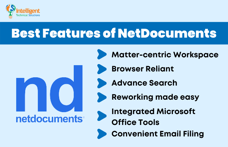 Best Features of NetDocuments