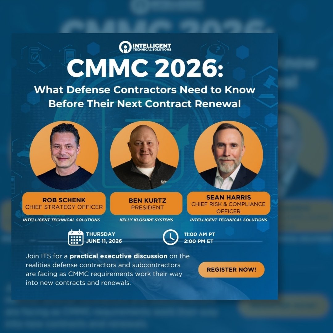 CMMC Webinar Poster June 2026