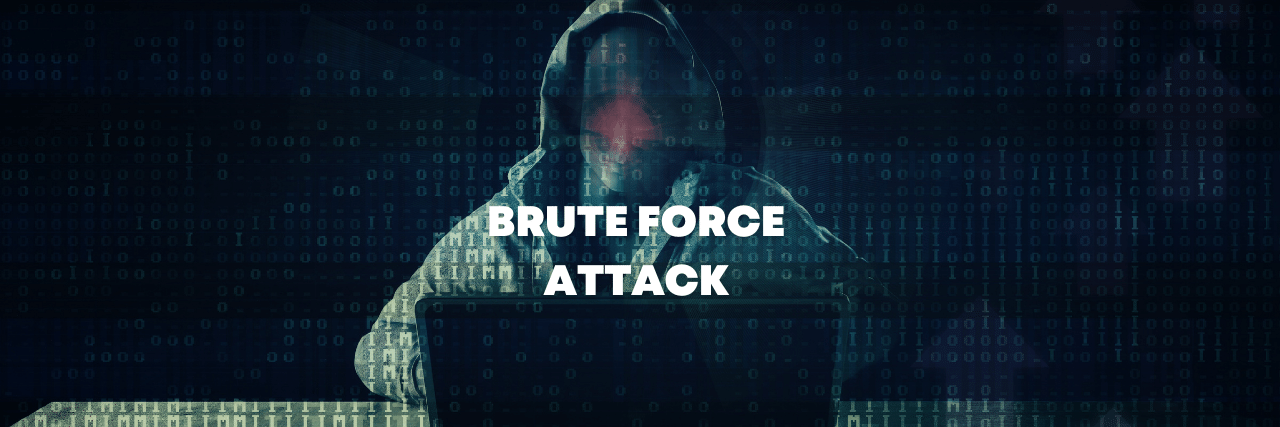 Hacker in a hoodie performing a Brute Force Attack