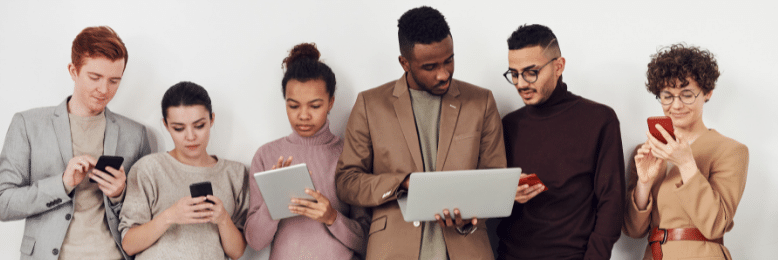 Employee Using Devices