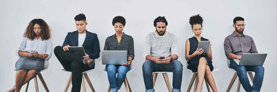 Employees with own devices at the workplace