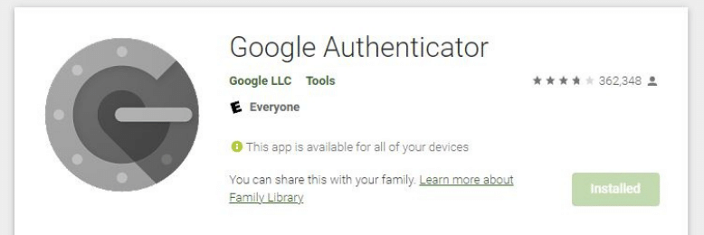Google Authenticator app download