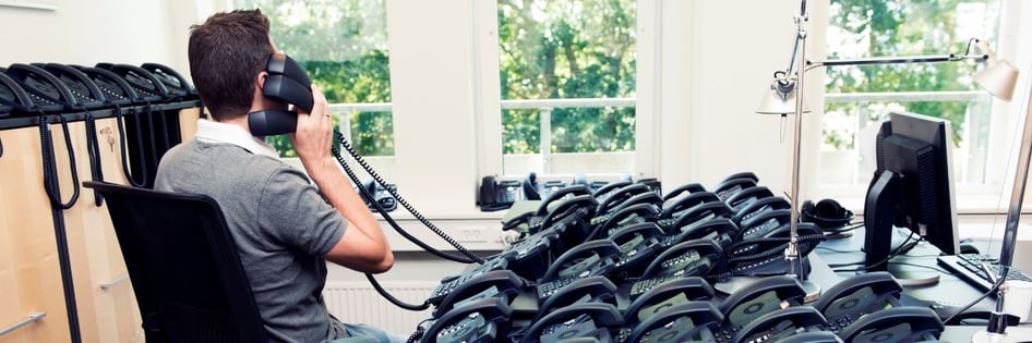 a person encountering problems with VoIP