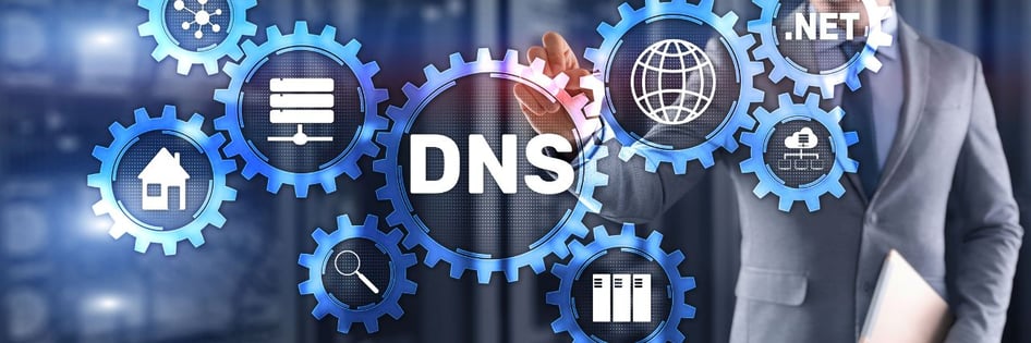  DNS settings of a business