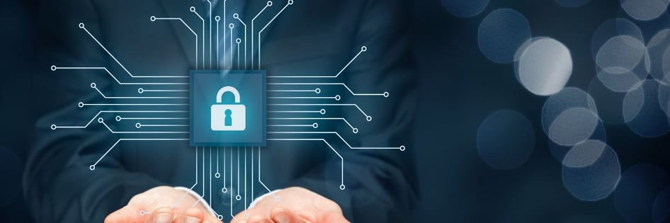 a person holding a cybersecurity network
