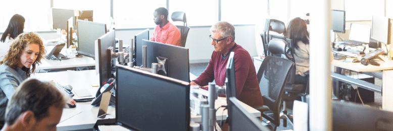 IT team dedicated into providing service