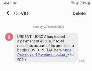 Covid Text Message