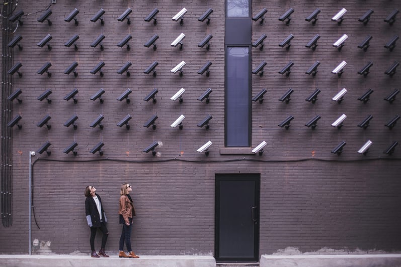Multiple surveillance cameras as an upgrade of security 