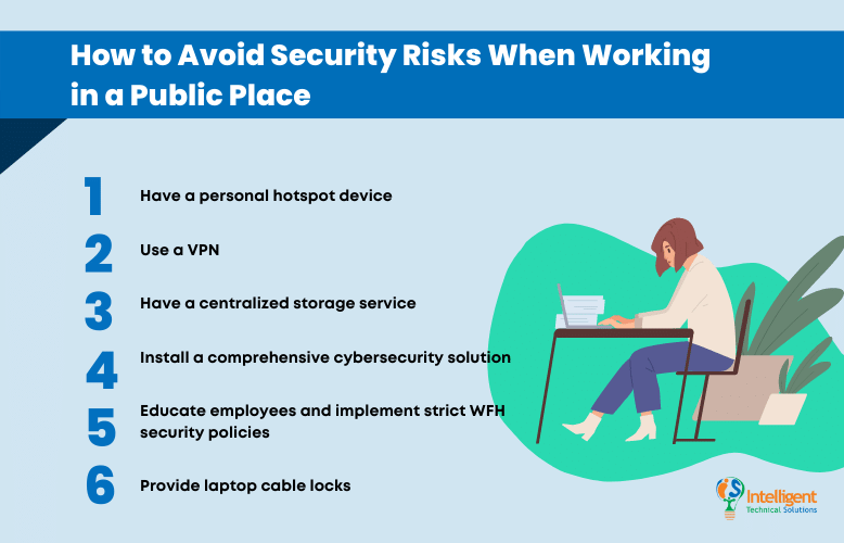 How to Avoid Security Risks When Working in a Public Place
