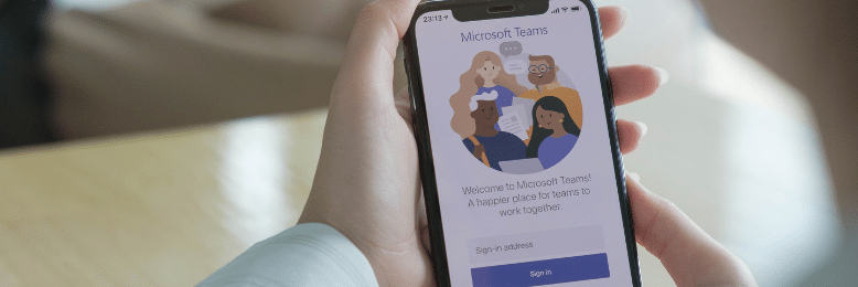 Microsoft Teams App on Phone