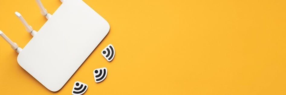 A router providing wireless connection