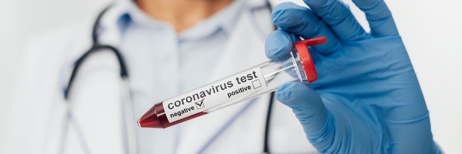 A negative coronavirus test