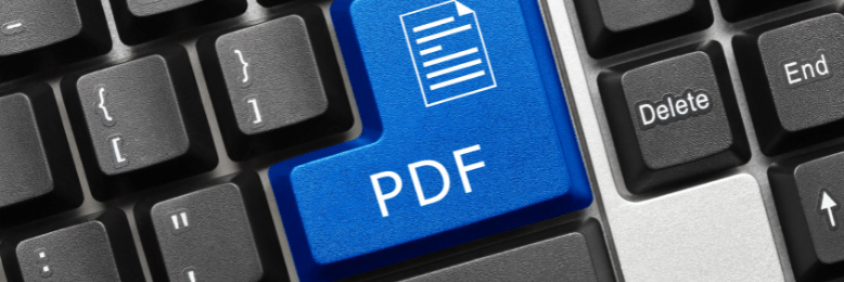 PDF enter button on keyboard