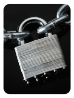 Padlock on Chains