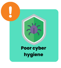 Poor cyber hygiene