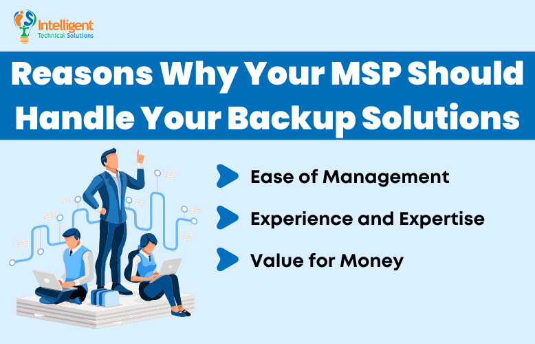 Reasons why your MSP should handle your backup solutions