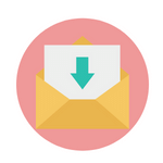 Receive email icon