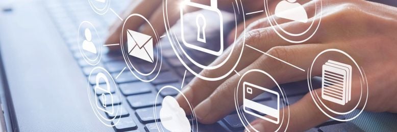 Business professional using digital tools, showing hidden risks and downtime caused by cheap IT support