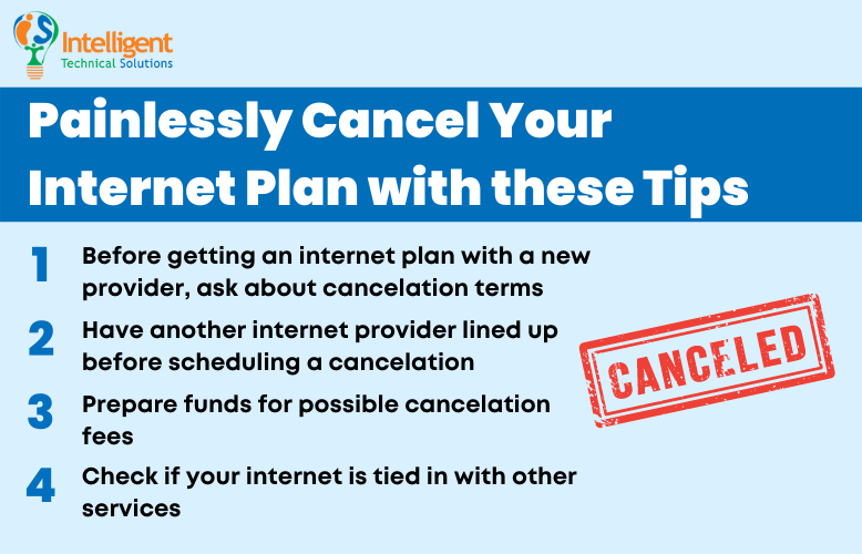 Tips to painlessly cancel your internet plan