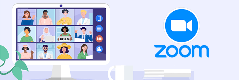 Zoom Logo and Illustration