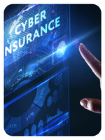 a finger activiting cyber insurance
