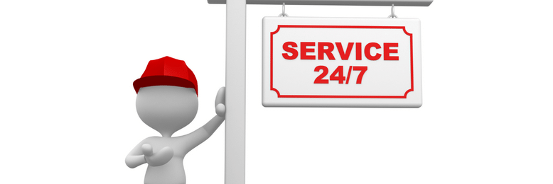 a person giving 24 hours 7 days a week service