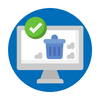 computer cleanup icon