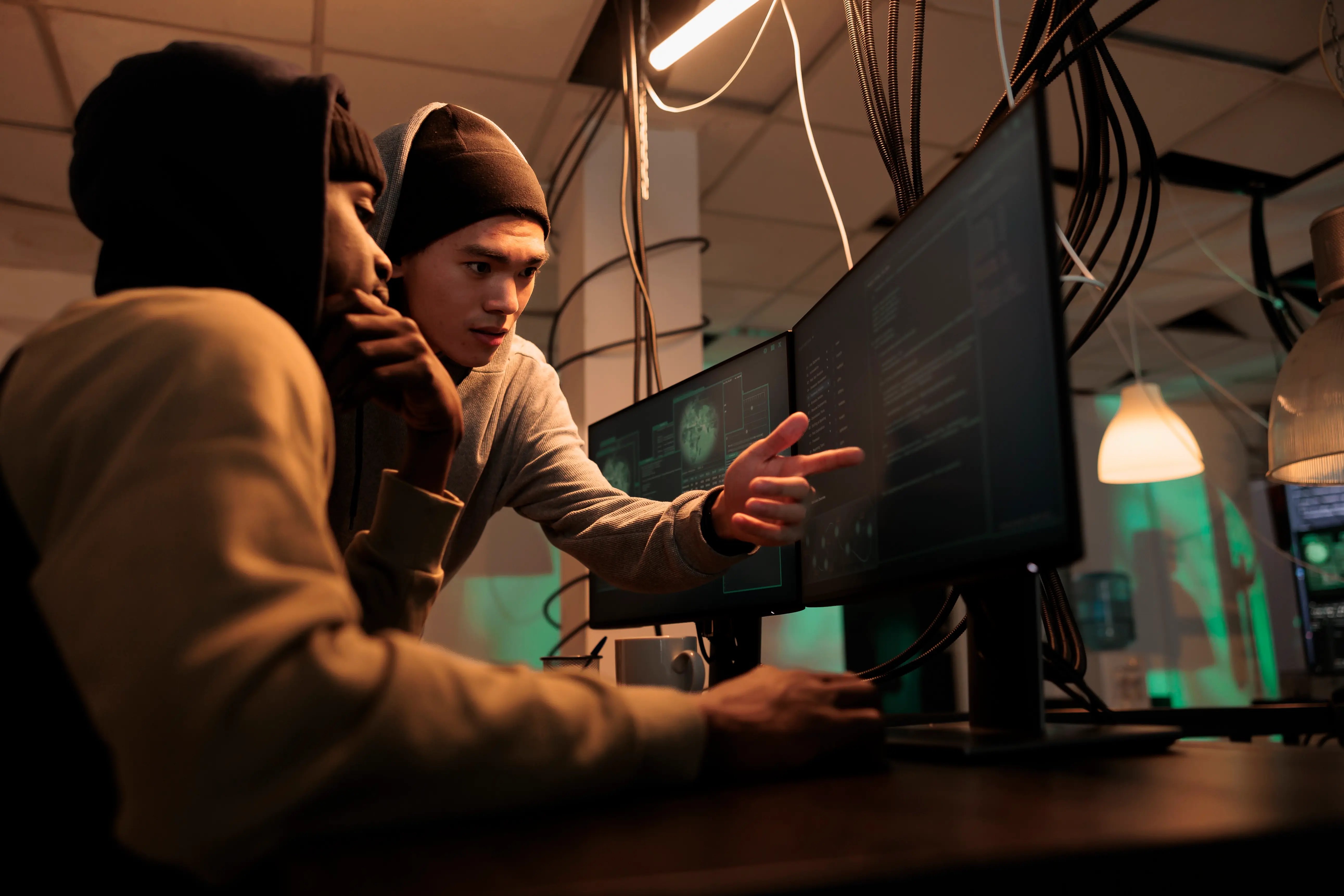hackers-discussing-computer-system-hacking-coding-2025-02-17-05-23-24-utc