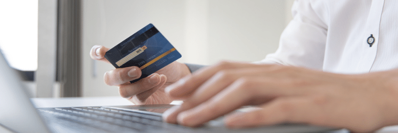 purchasing online using credit card