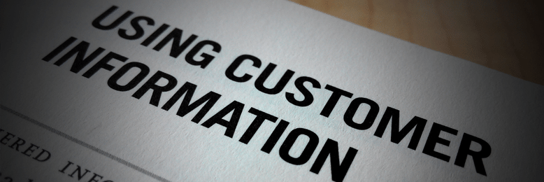 using customer information