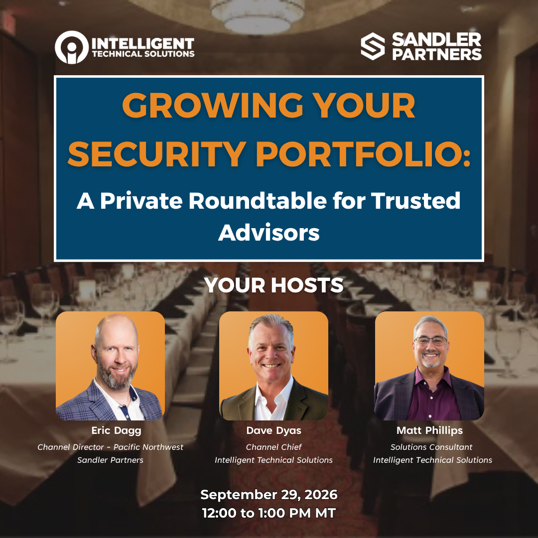 Grow Your Security Business: a working lunch for trusted advisors event graphic