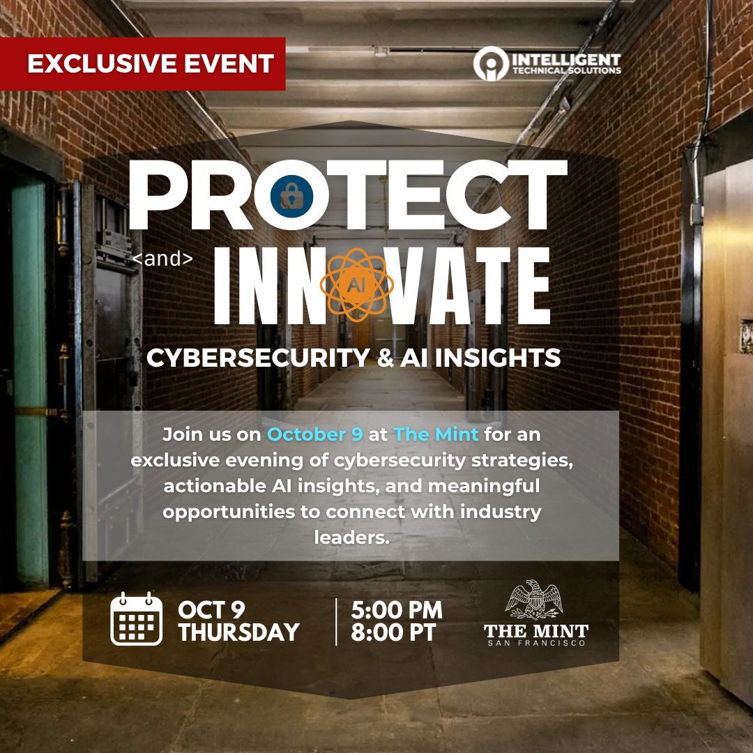 Protect and Innovate: A Cybersecurity & AI Evening at The San Francisco Mint