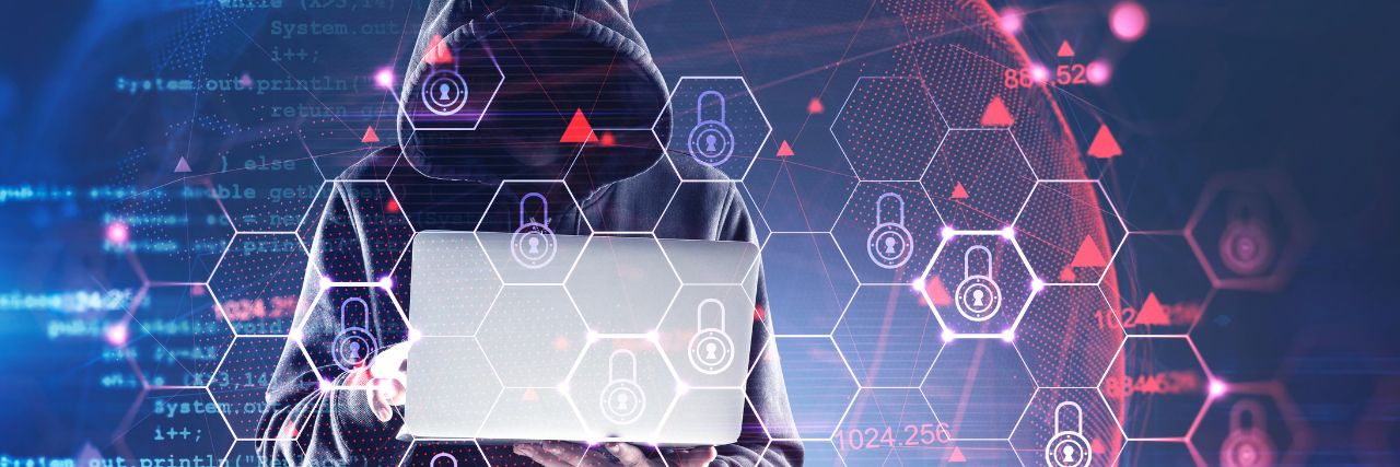 a person initiating a romance phishing scam