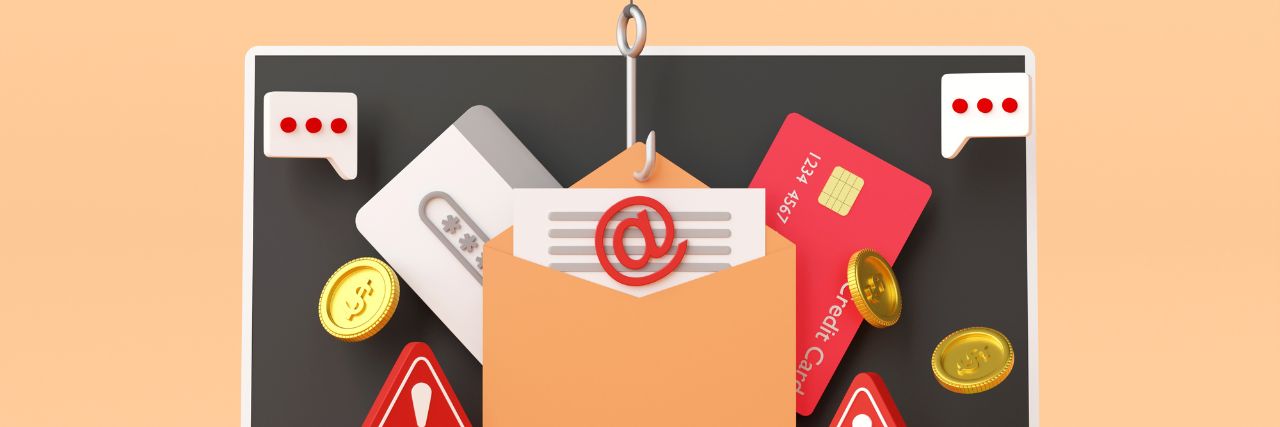 a phishing scam on email