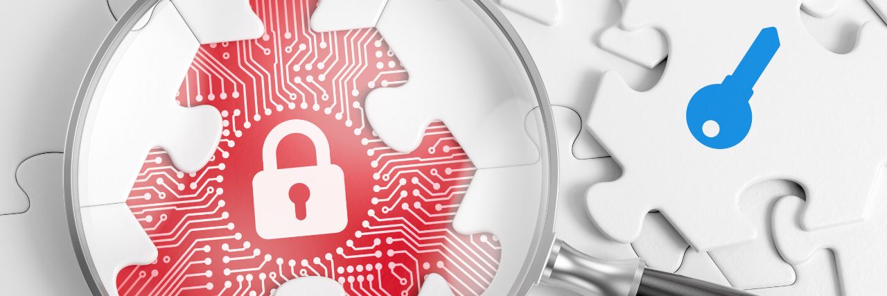 a security vulnerability under a magnifying glass