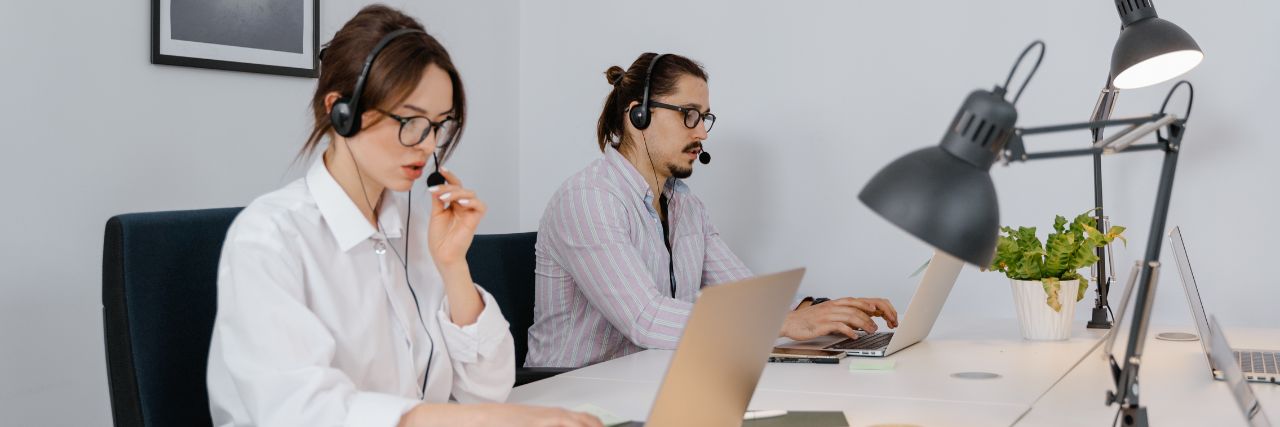 two IT service provider doing their job