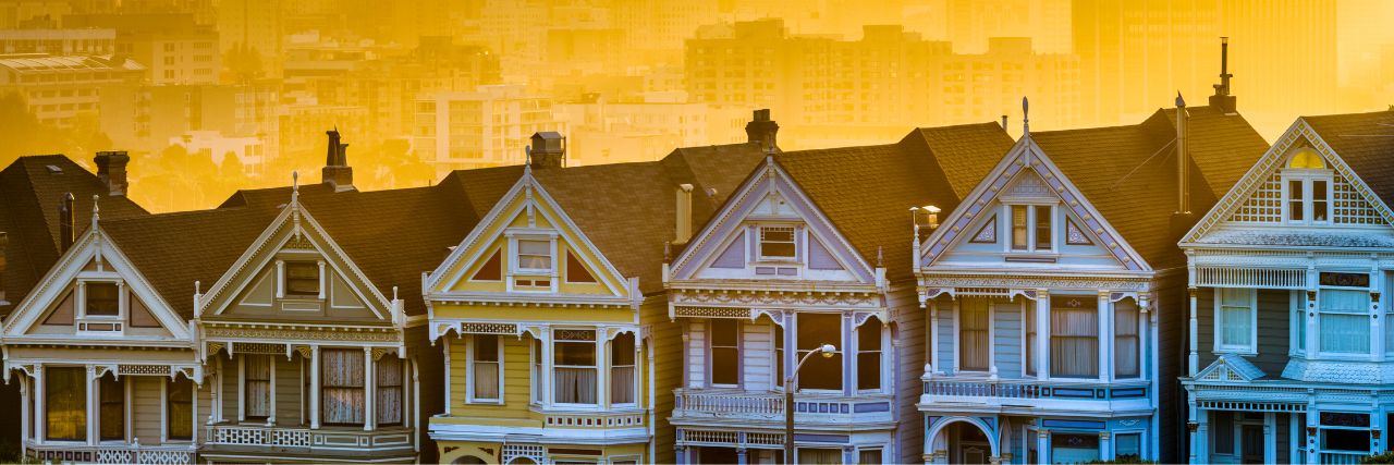 the Painted Ladies located in the Bay Area