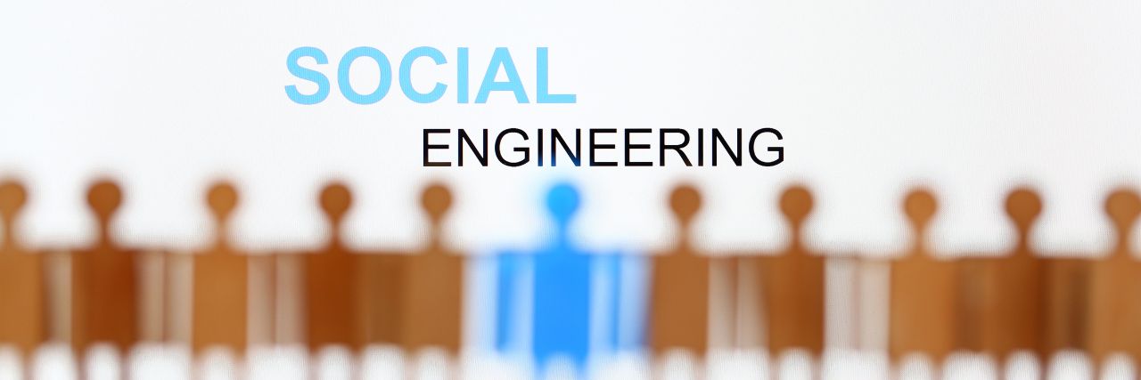 A visual representation of what social engineering is