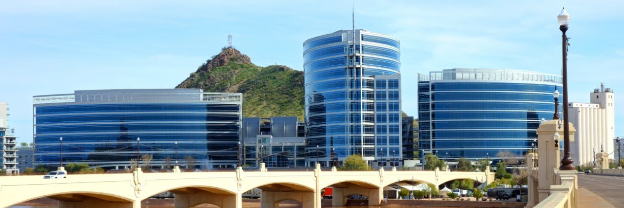Tempe Phoenix skyline in the day