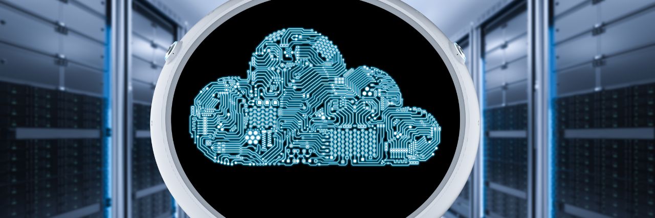 a business using the cloud as their data server