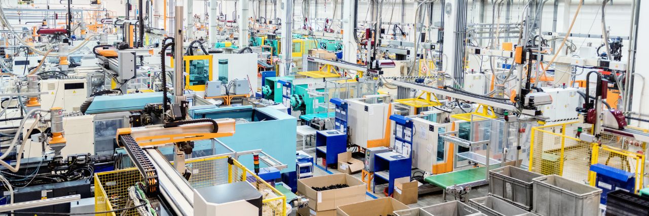 a manufacturing plant