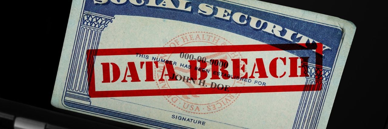 a data breach happening with social number