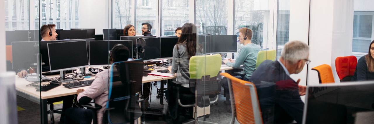 a managed IT service provider office