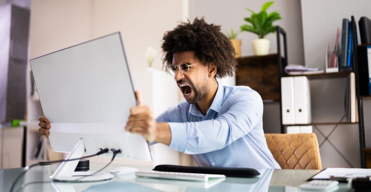 an employee in rage because his data got hacked