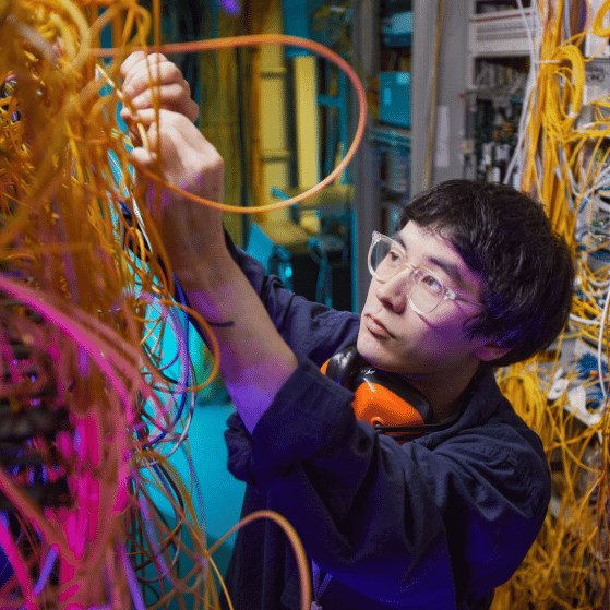 ITS technician performing proactive maintenance